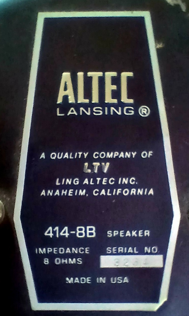 Vends HP Altec 414-8B