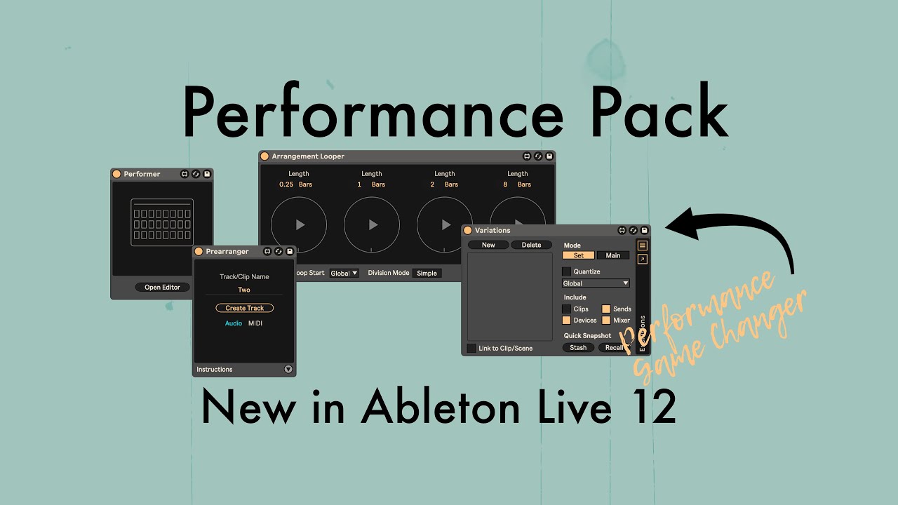 Live 12 - Performance Pack