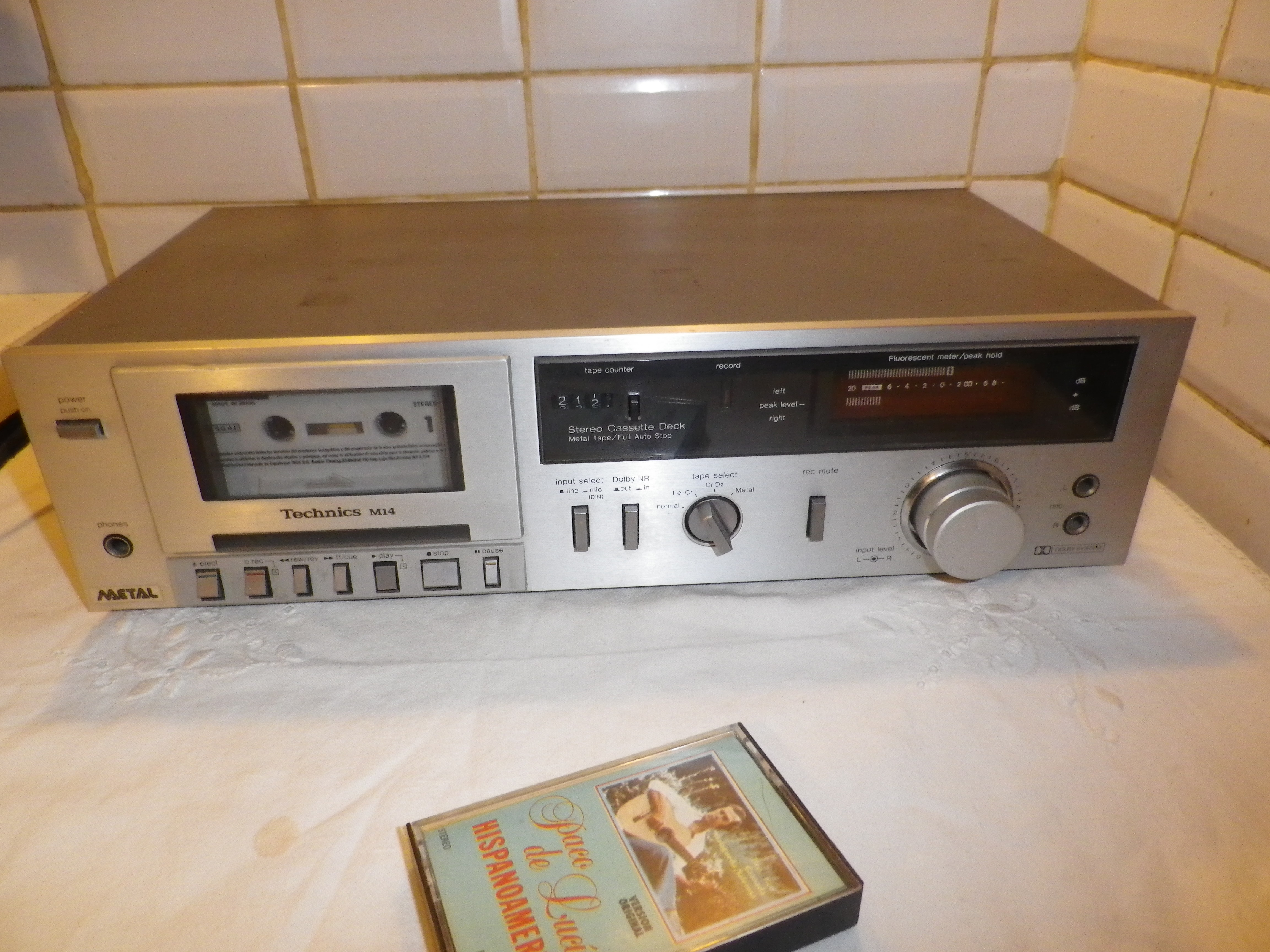 PLATINE CASSETTE Technics RS-M14 Hifi