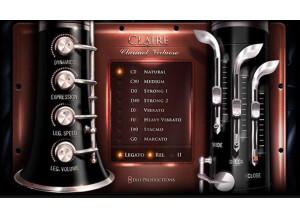 Claire clarinet interface