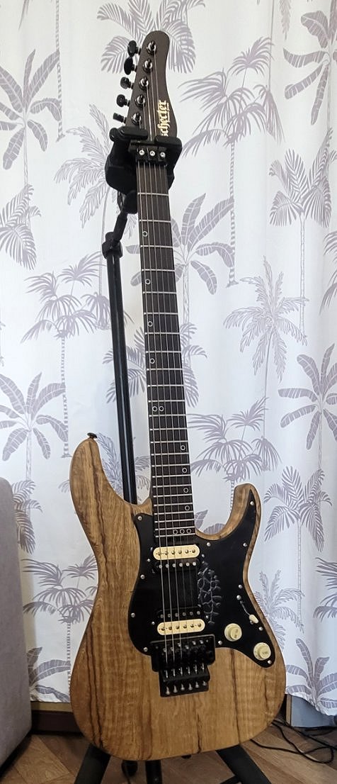 SCHECTER SUN VALLEY  SS EXOTIC Black Limba Guitare