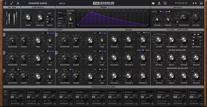 Synapse Audio The Legend HZ Synapse Audio The Legend HZ