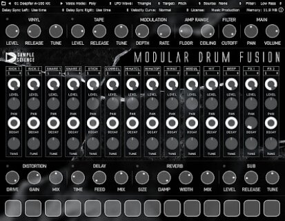 Modular Drum Fusion UI Modular Drum Fusion UI