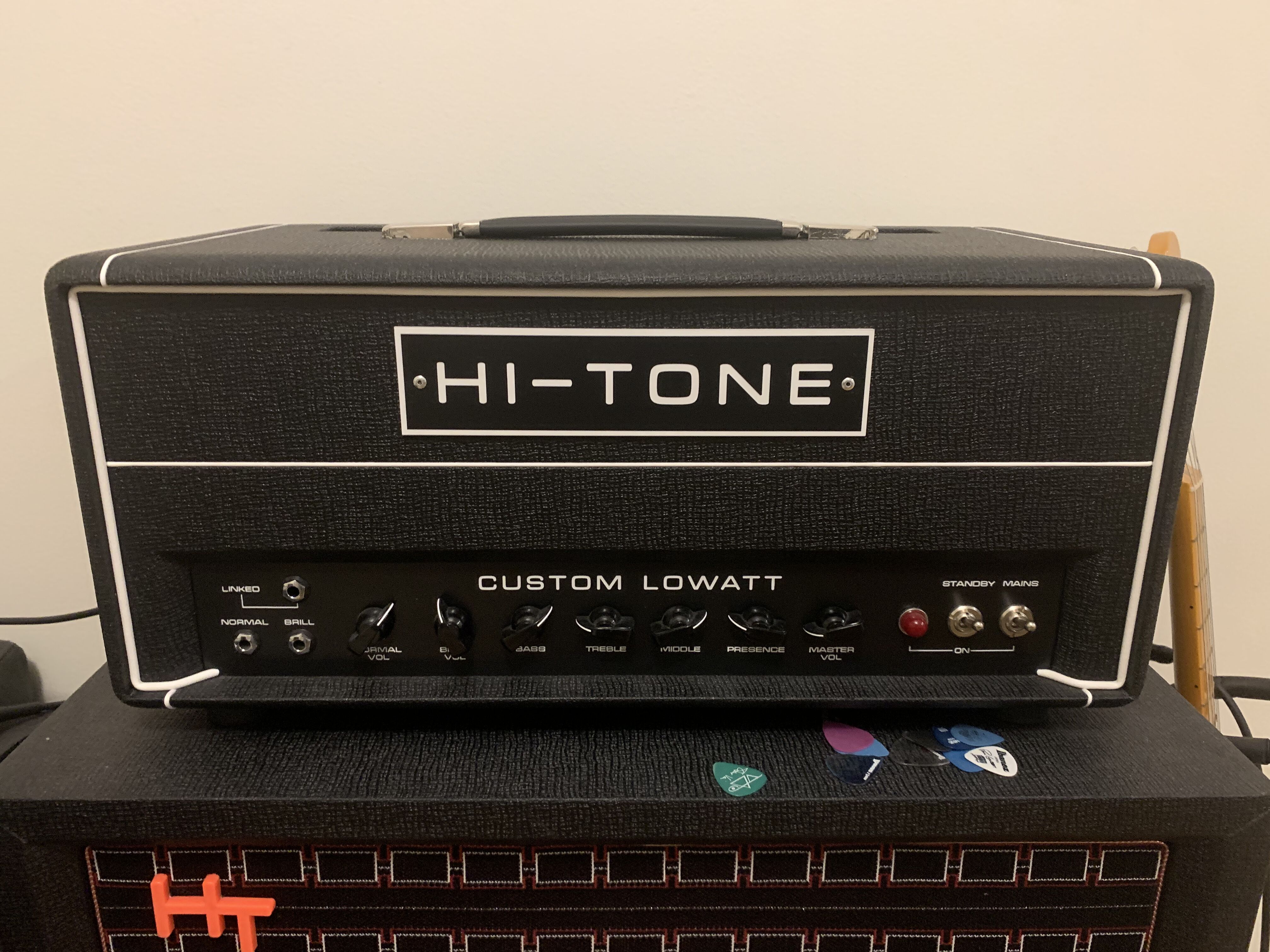 Vends tête d'ampli Hi-Tone Custom Lowatt 18 Watts - David Gilmour
