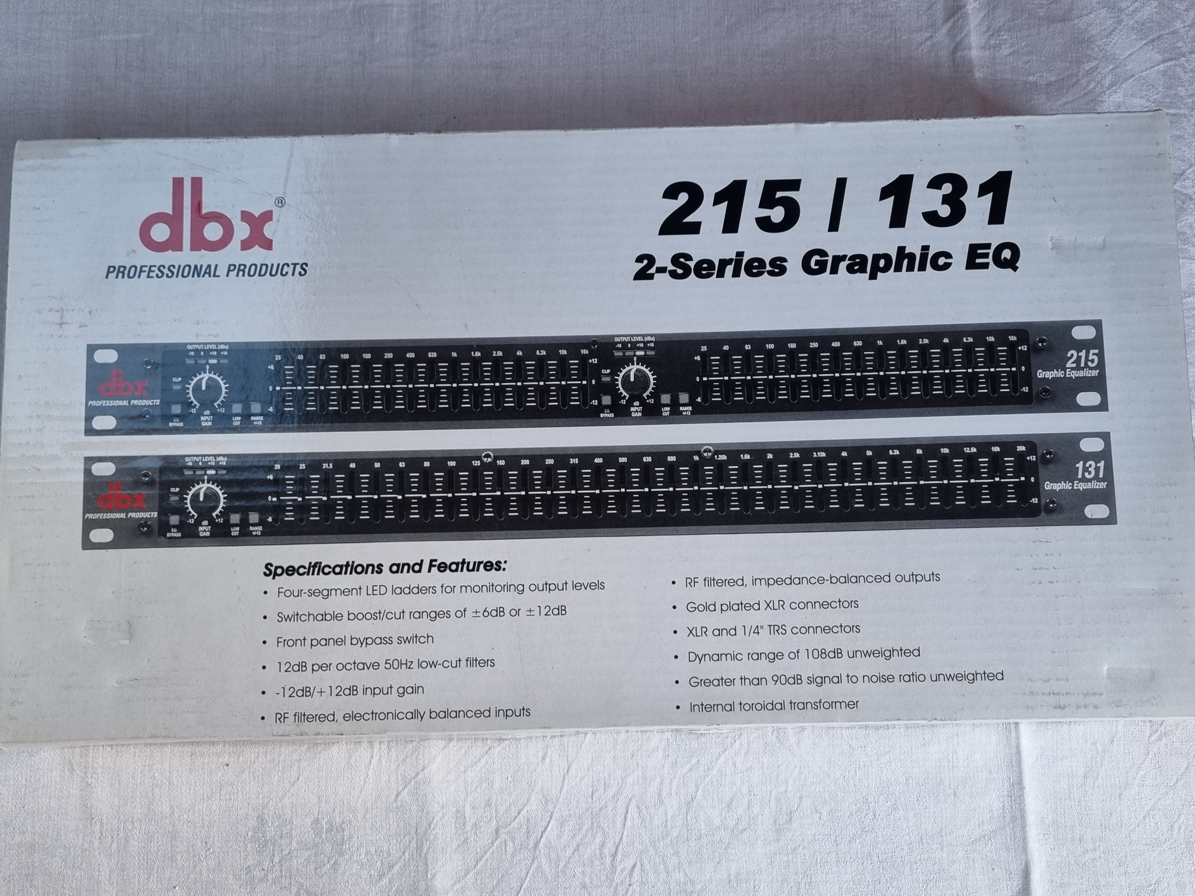 Vends égaliseur DBX 131 