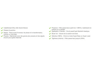 Catalinbread Dirty Little Secret Deluxe (46661)