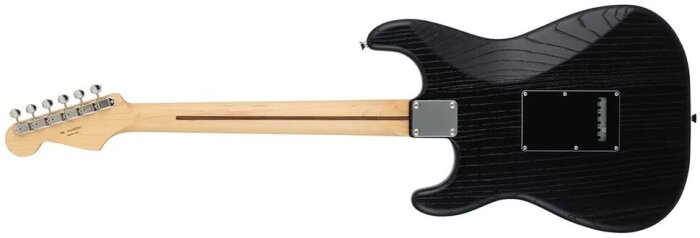 Fender Black Sandblast Hybrid II Stratocaster : Black Sandblast Hybrid II Stratocaster Back Fender Black Sandblast Hybrid II Stratocaster : Black Sandblast Hybrid II Stratocaster Back