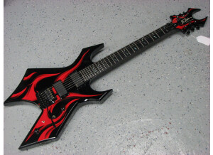 B.C. Rich Kerry King Wartribe - Onyx w/ Red Fire Graphic (61364)