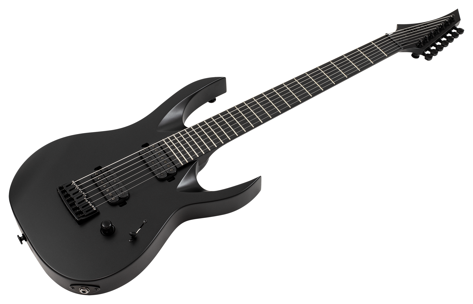 Solar Guitars AB7H SVART : AB7H SVART SIDE