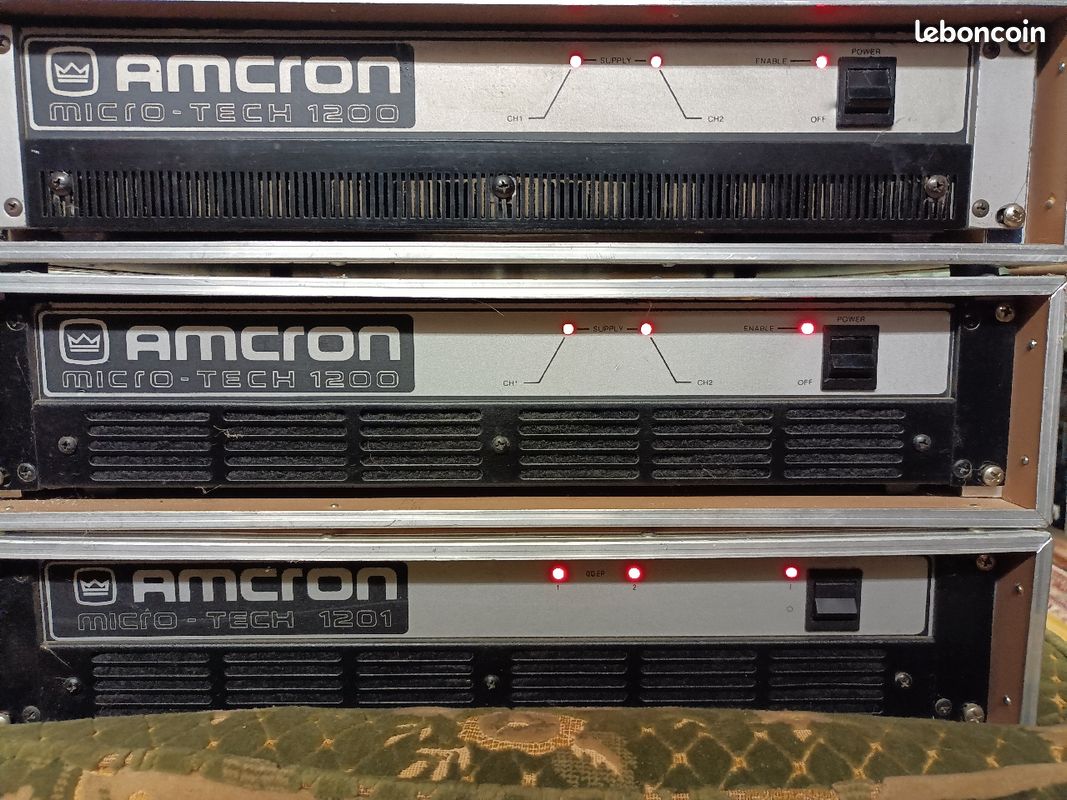 amplificateur Amcron mt 1200