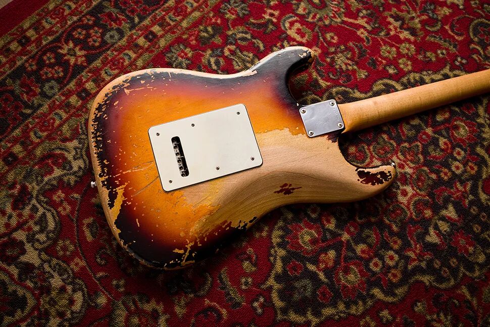 Limited Edition Masterbuilt John Frusciante Stratocaster.Back