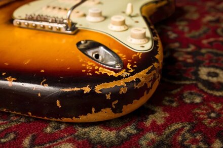 Limited Edition Masterbuilt John Frusciante Stratocaster.Details1 Limited Edition Masterbuilt John Frusciante Stratocaster.Details1