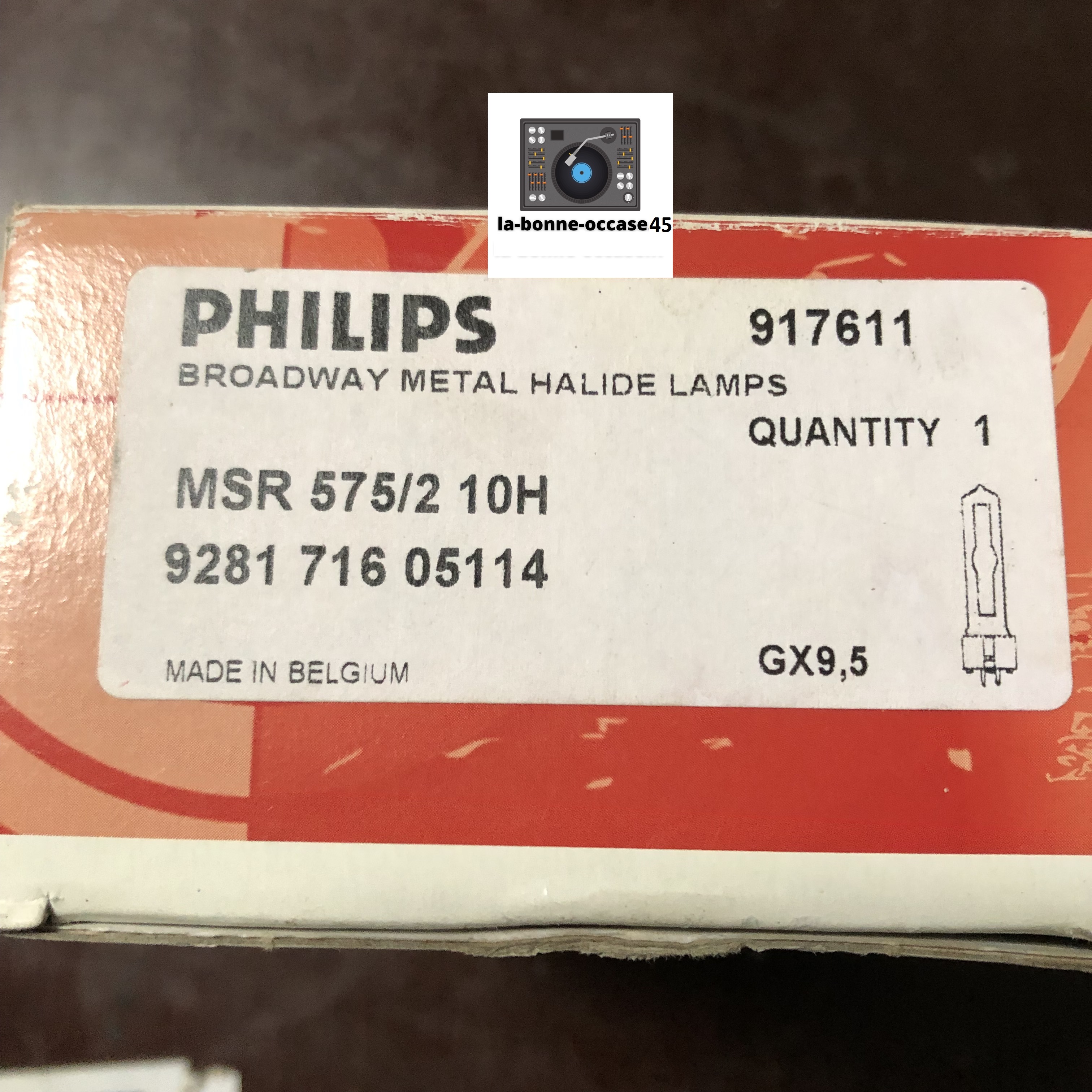 Vend lampe MSR 575/2 Philips