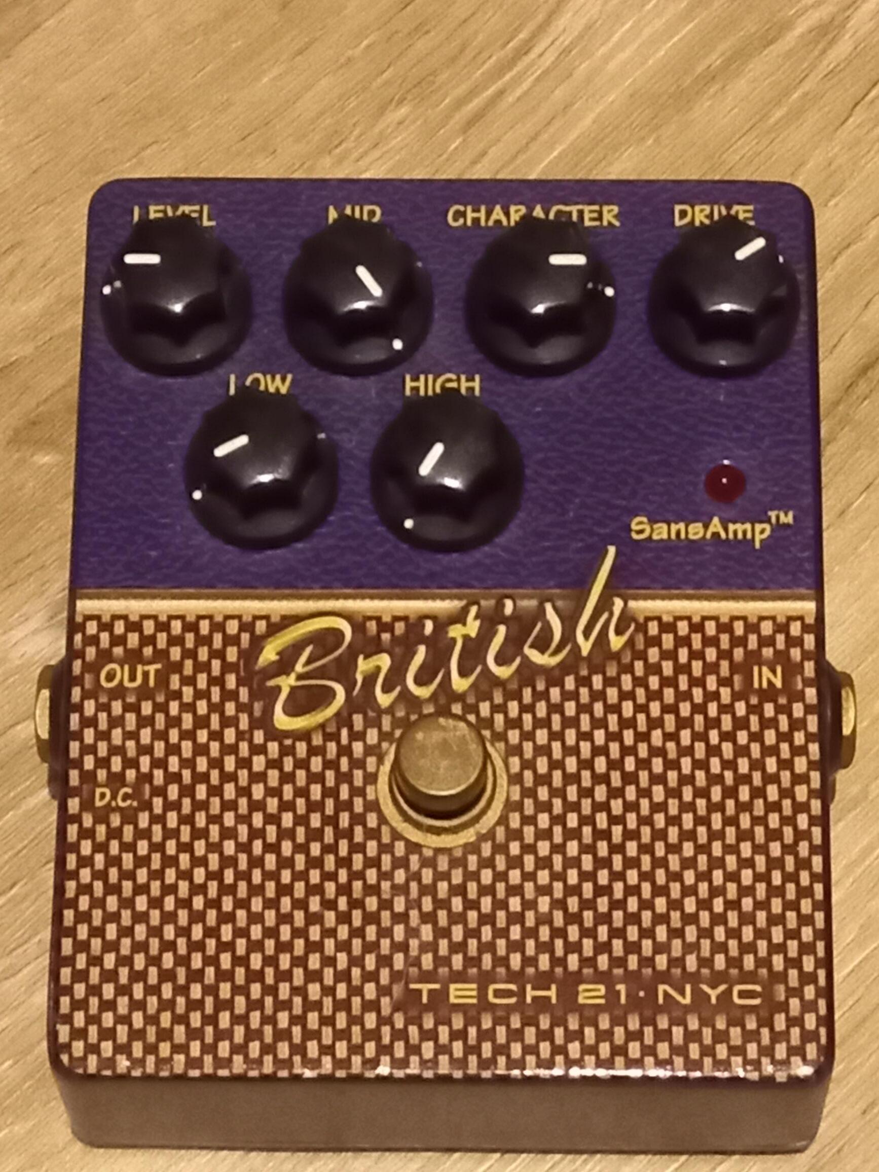 TECH 21 British ギターエフェクター TECH21 Sansamp British Overdrive Good | eBay