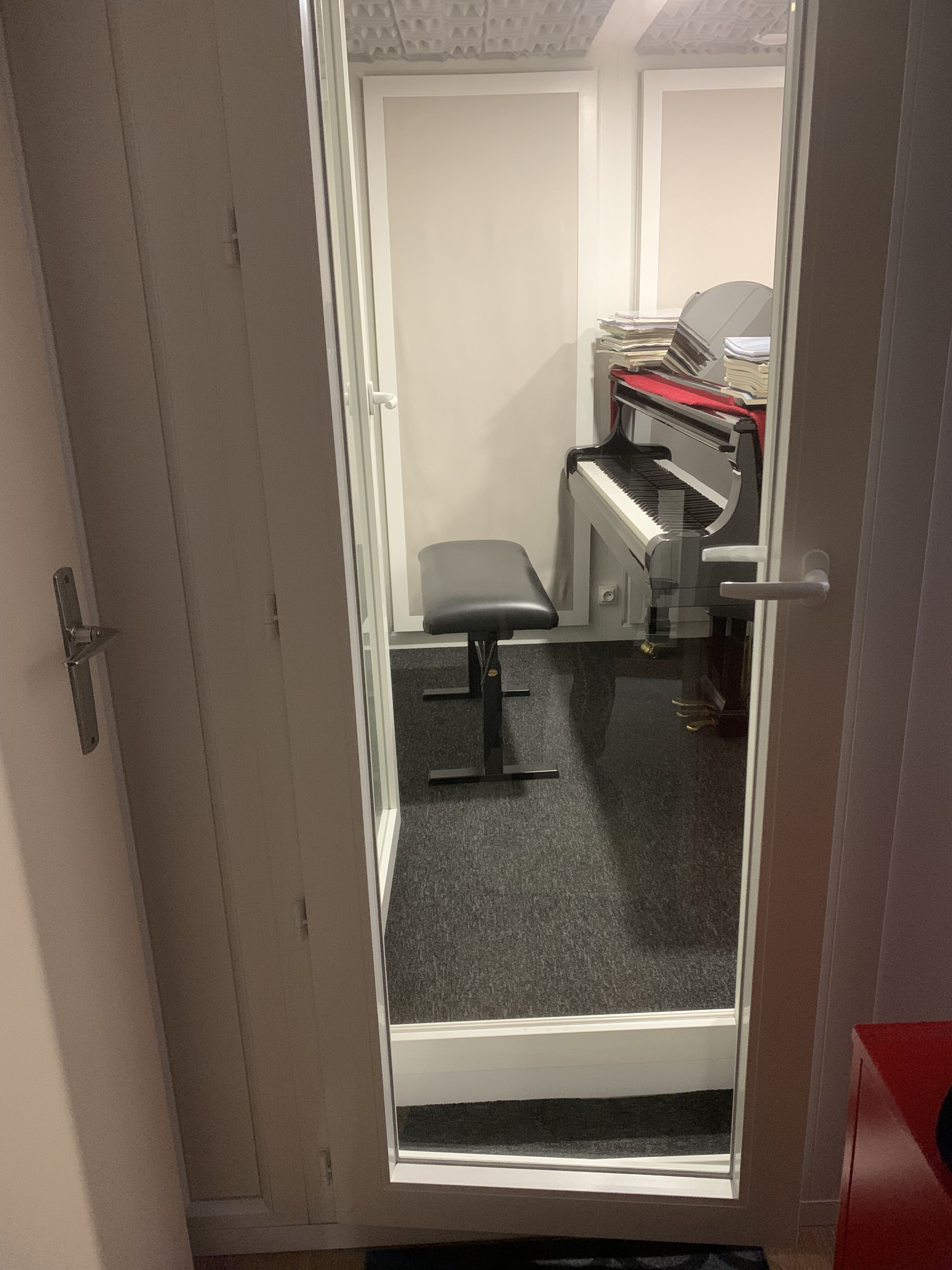 Cabine acoustique insonorisée