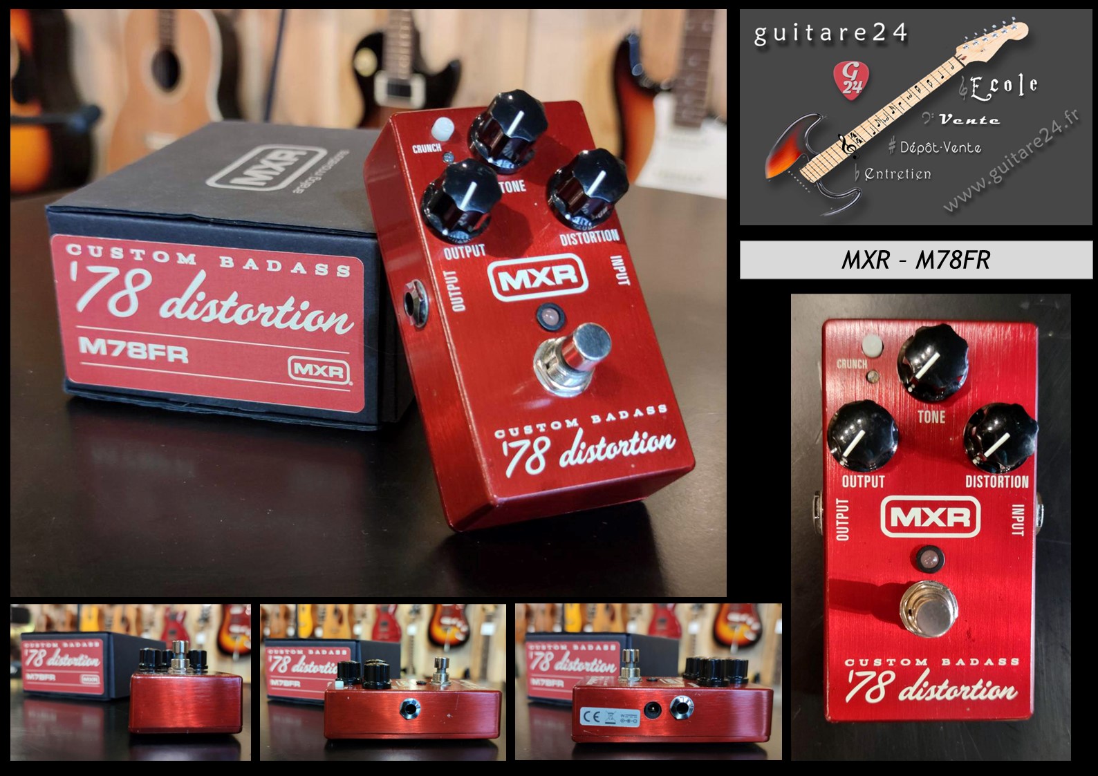 MXR M78 Distortion Custom Badass