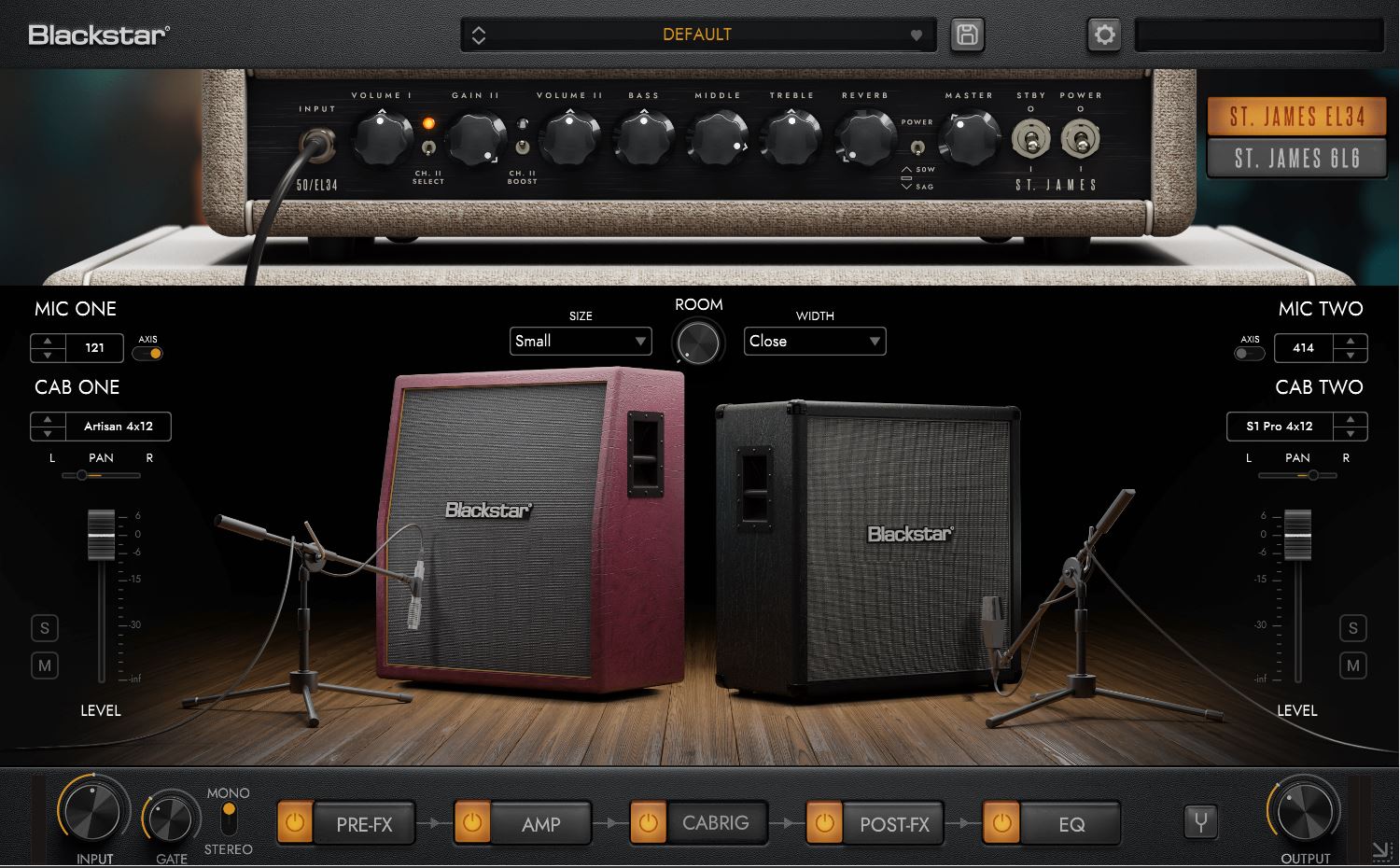 Blackstar demo 3cabs