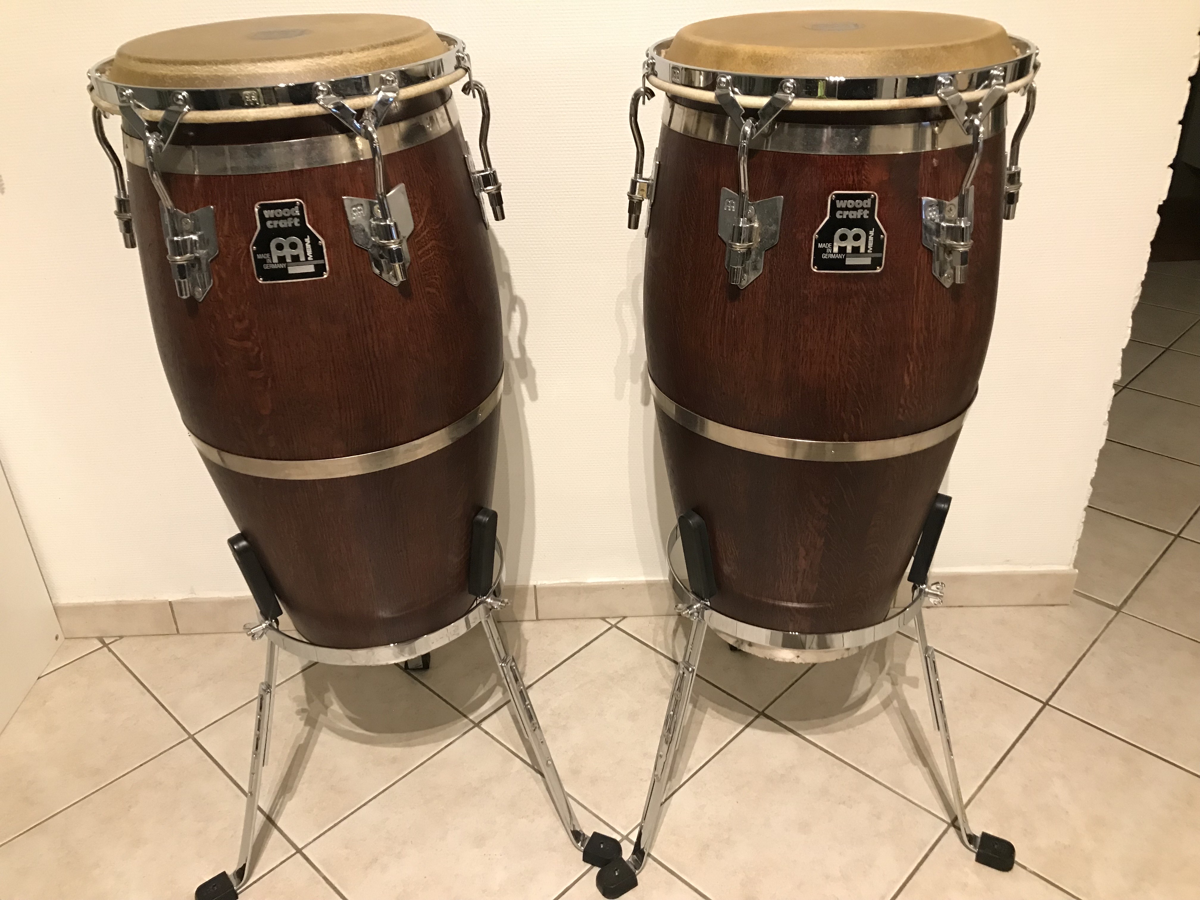 Set de Congas MEINL WOODCRAFT 11"75 et 12"50