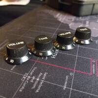 Fender knobs/boutons de potentiomètres stratocaster telecaster des 70's