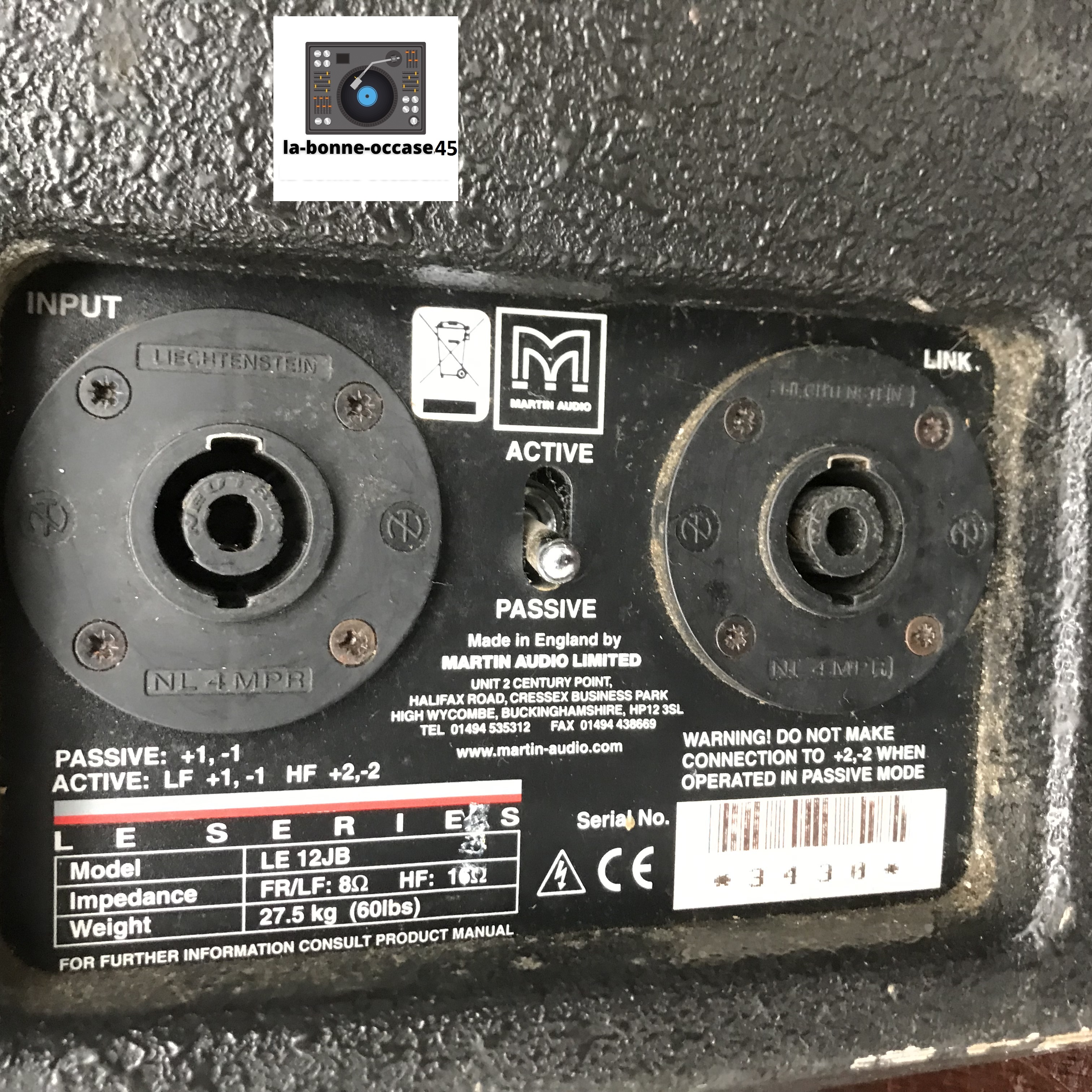 Enceinte Martin Audio 2