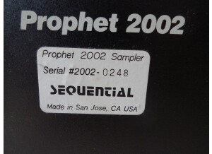 Sequential Circuits Prophet 2002 (84708)