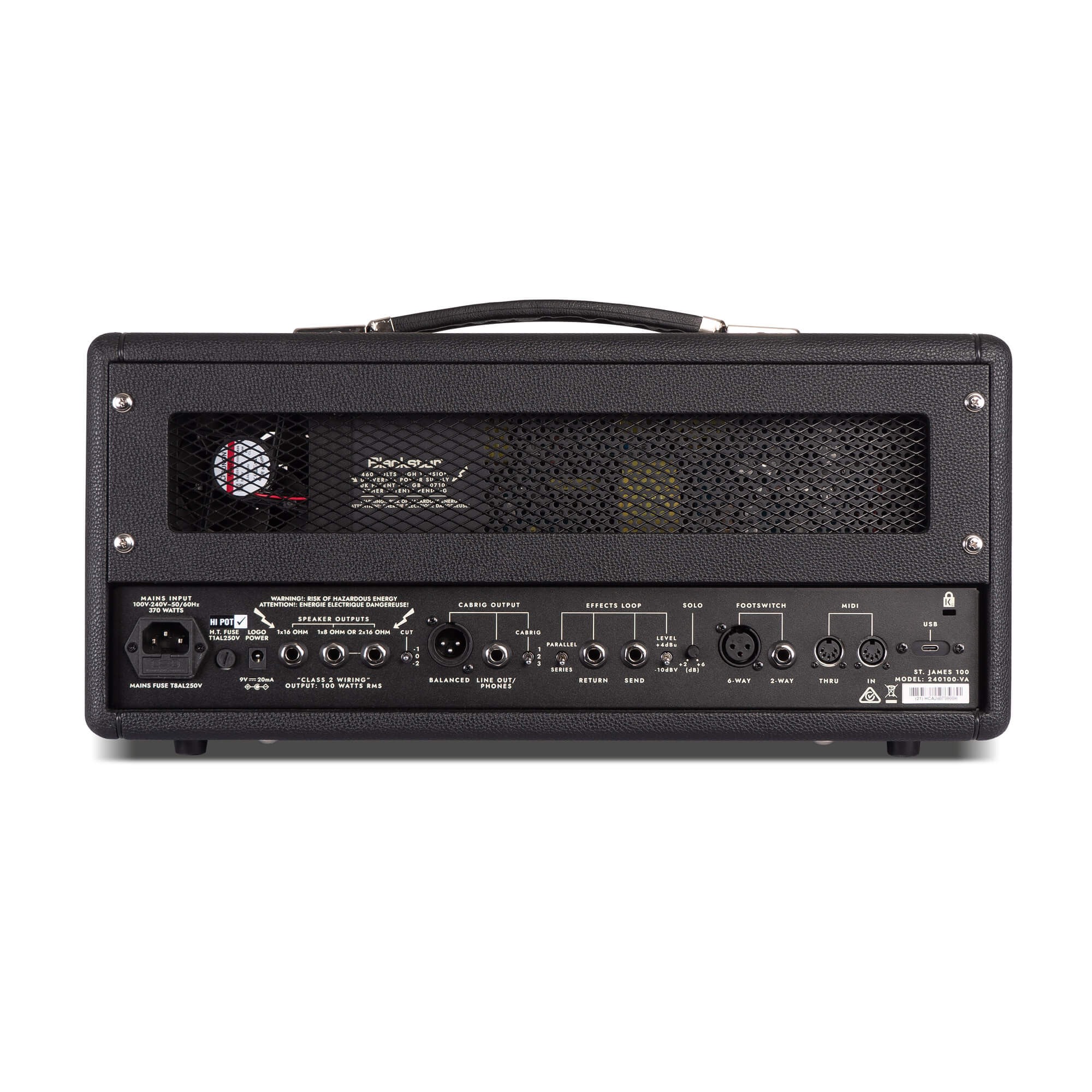 Blackstar Amplification St. James 100 Head : St. James 100 HeadBack