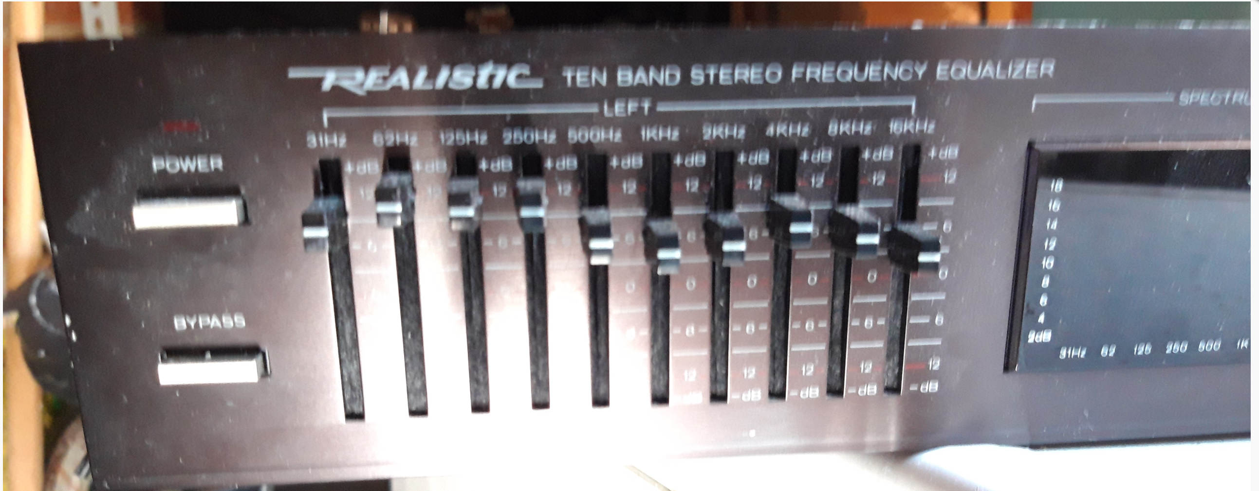 equaliser realistic 10 band stereo frequency