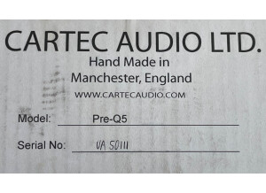 Cartec Audio PRE-Q5-10