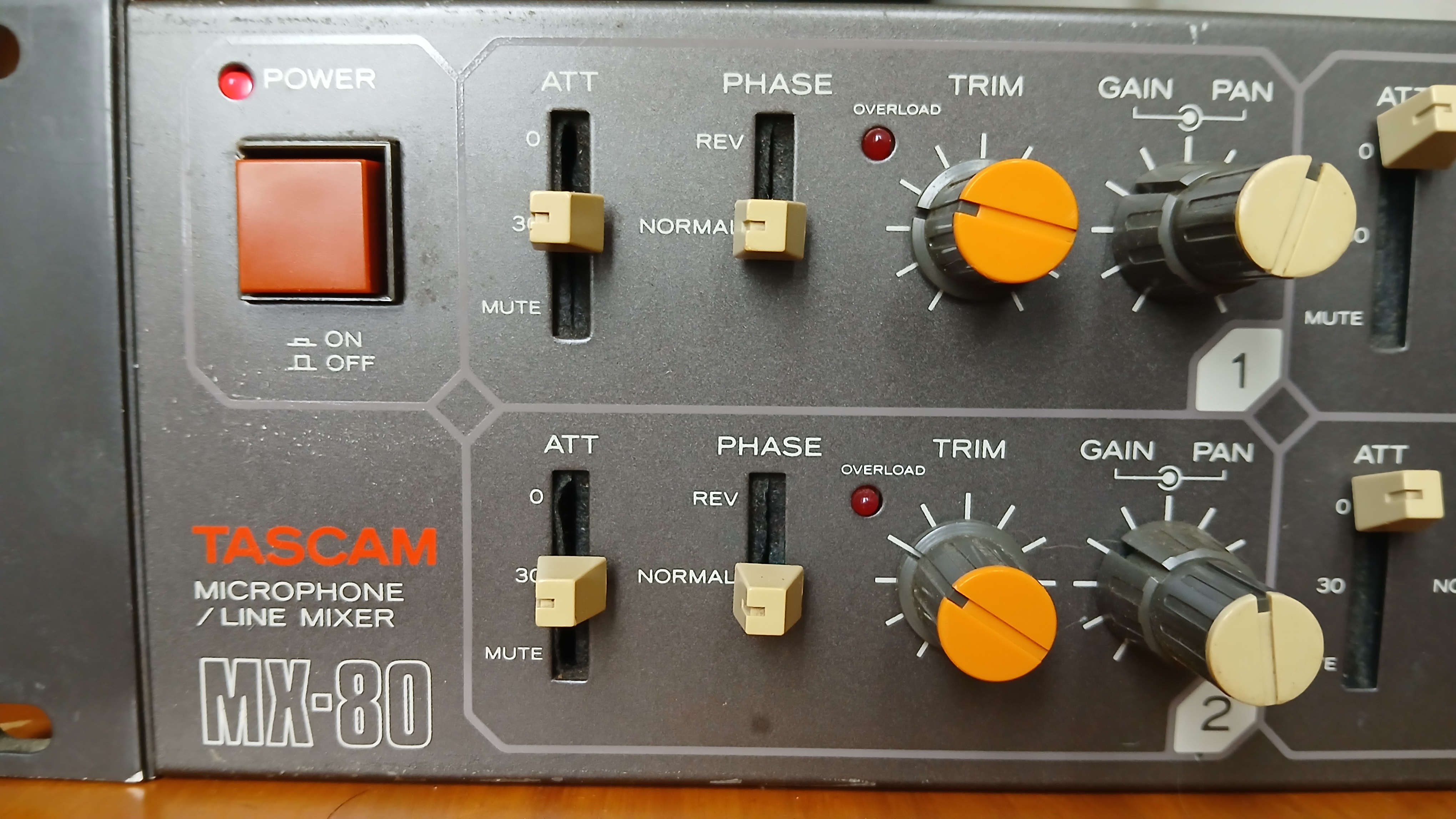 Vends Tascam MX-80