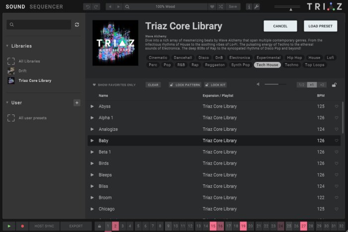 Triaz-PresetNavigatorCore Triaz-PresetNavigatorCore