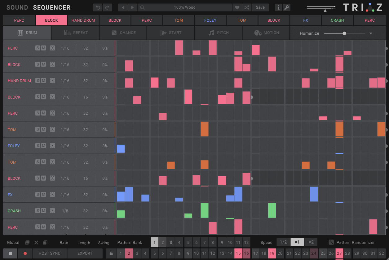 Triaz-Sequencer-Drum