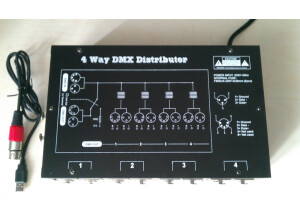 Electroconcept Splitter/isolateur/Booster DMX 4 voies