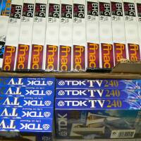 Vends Lot de K7 VHS 240 Min Fnac TDK NEUVES