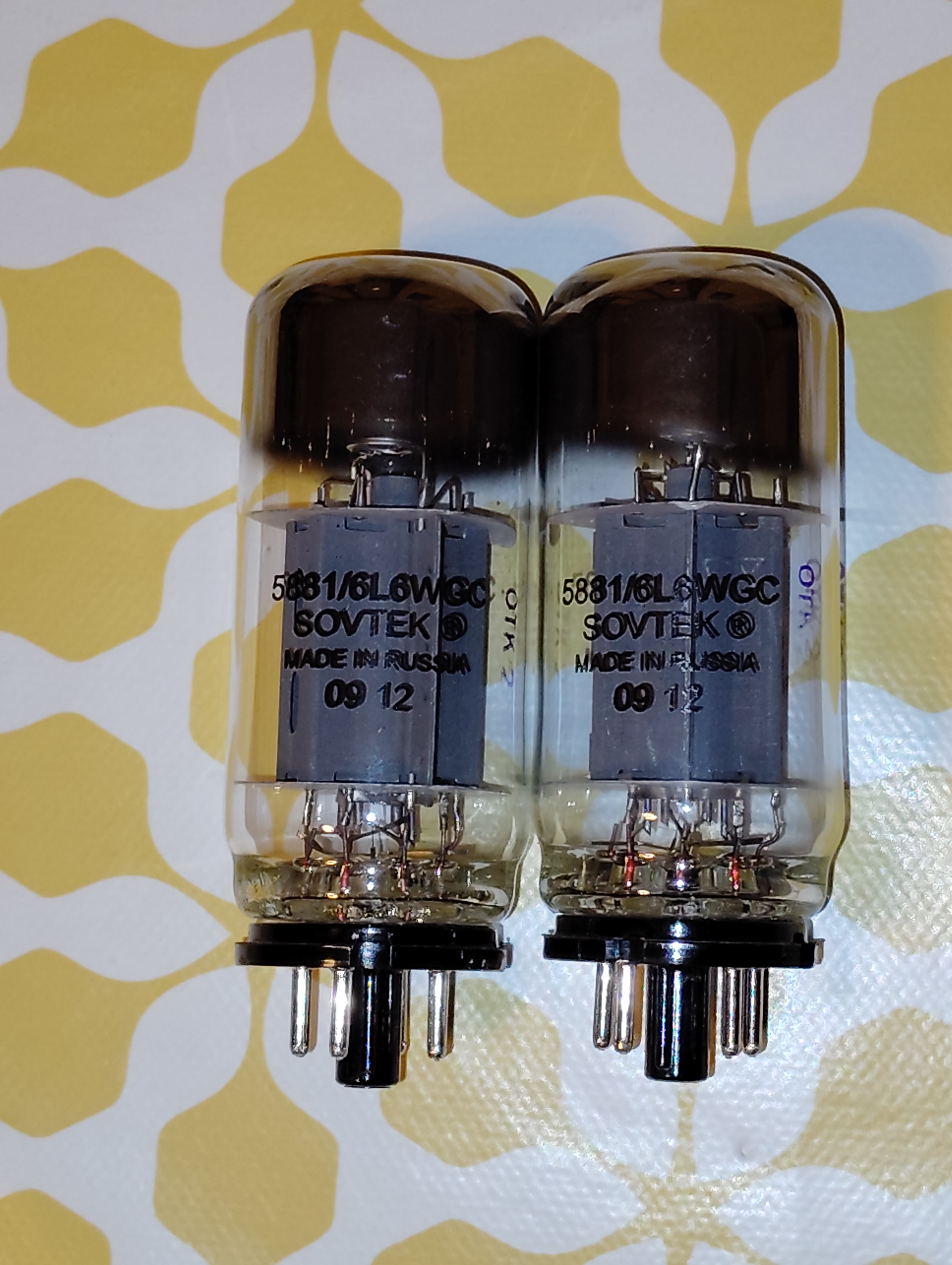 Paire Tubes Sovtek 6L6 WGC - NOS