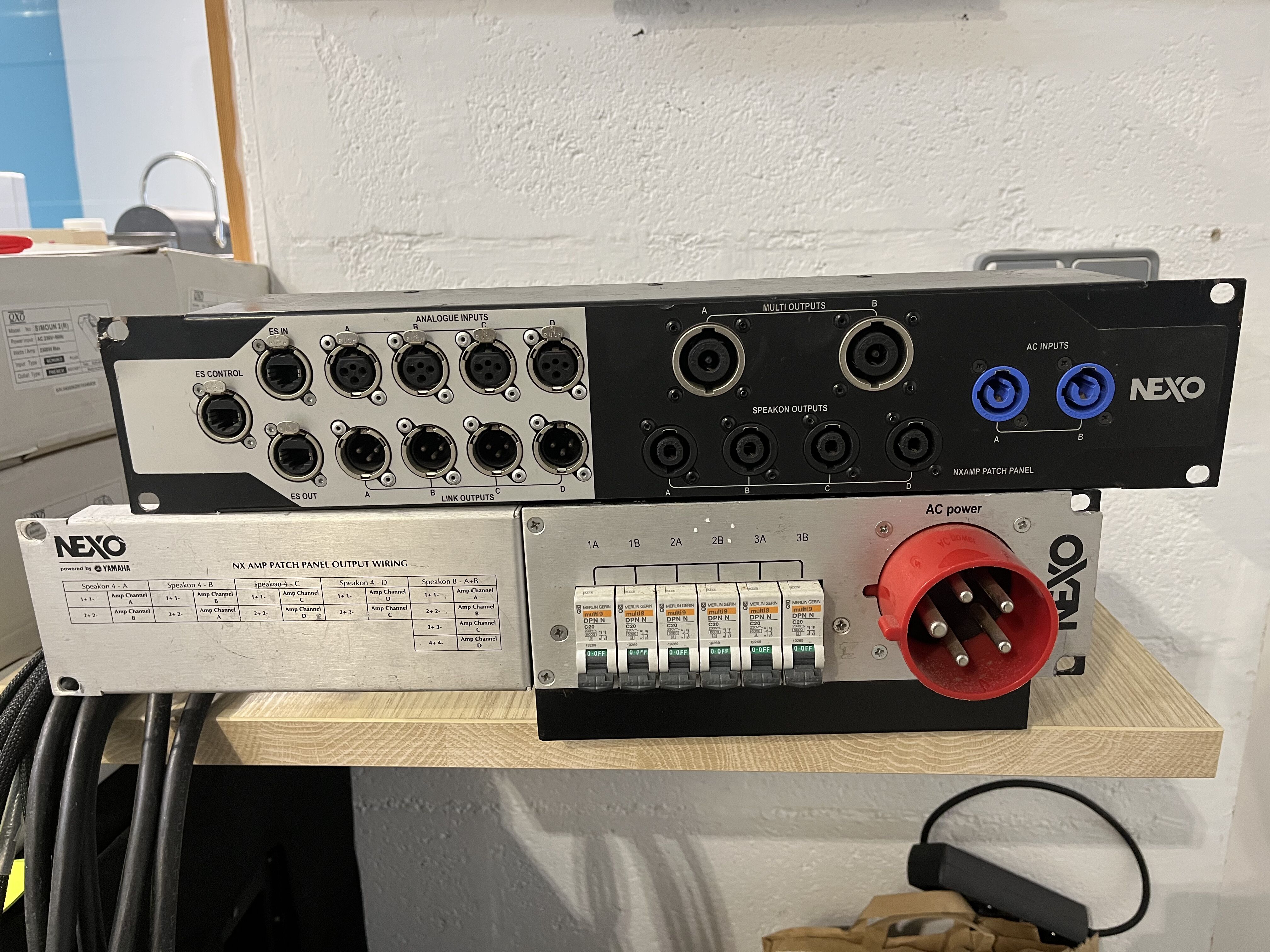 Ensemble Nexo Patch & Power Panel