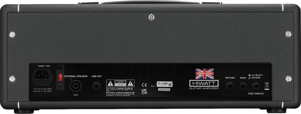 Hiwatt Leeds 50RH : Leeds 50RHBACK