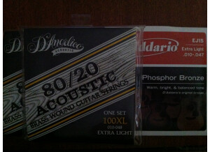 D'Addario Phosphore Bronze Wound - EJ15 10-47 Extra Light (22702)