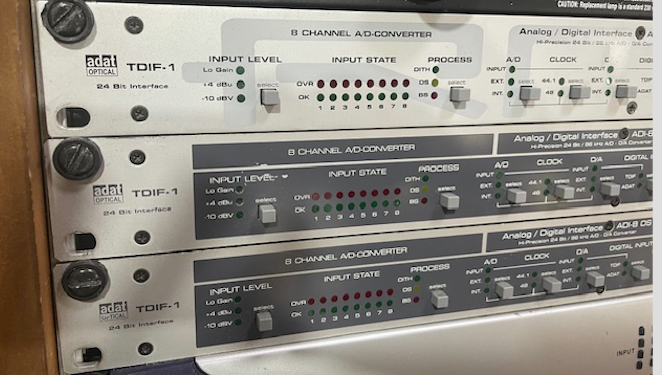 RME TDIF-1 24 bit interface