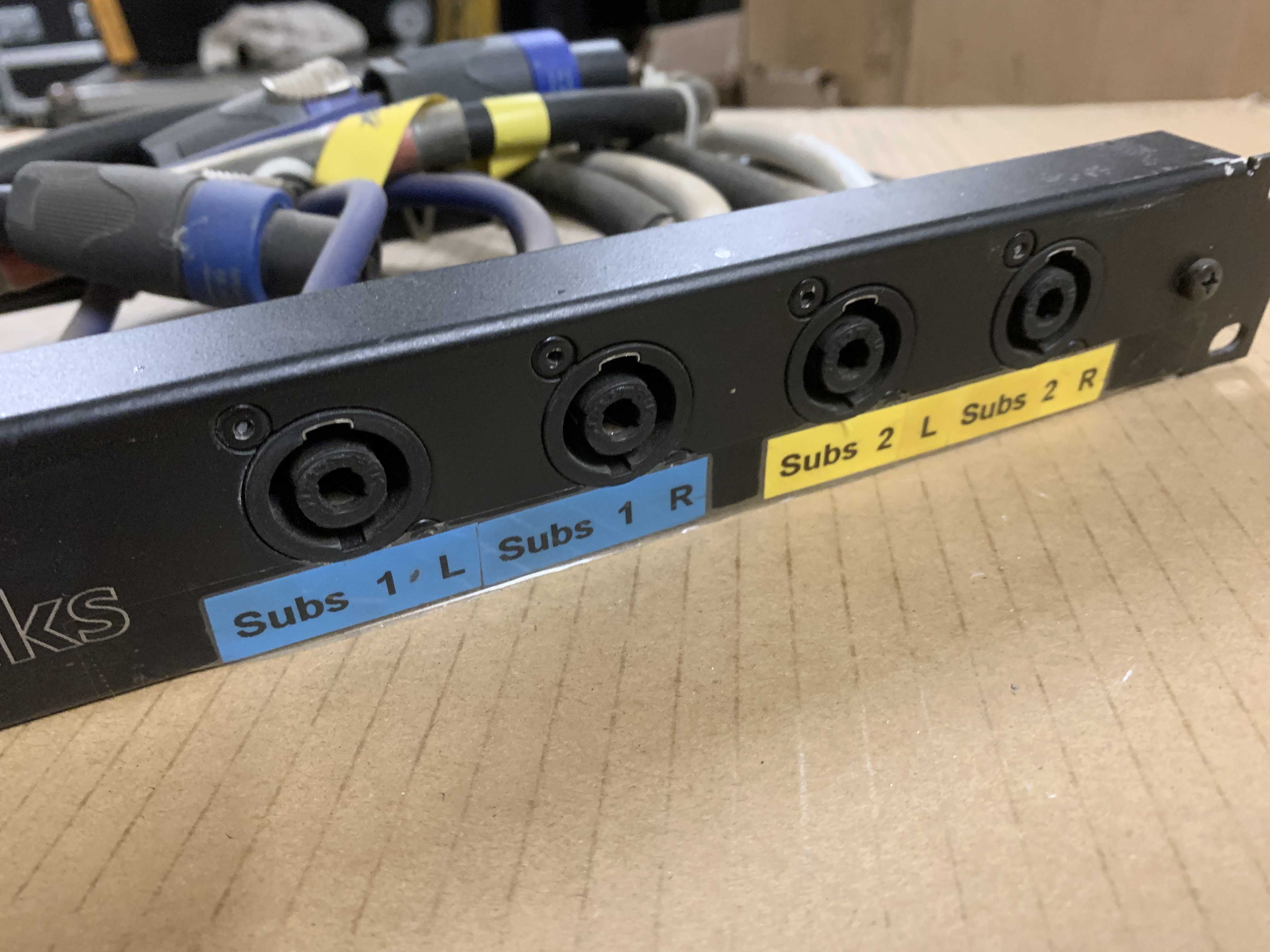 Patchbay Amprack NL4 - 05
