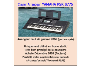Affiche Yamaha PSR S775