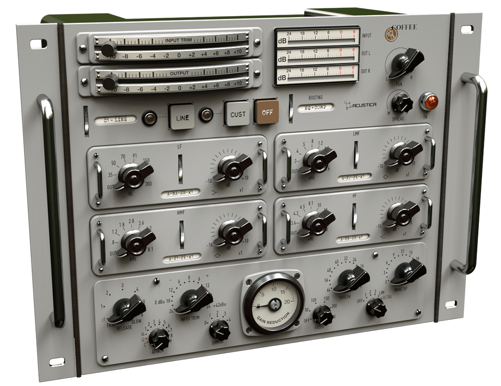 Vends licence pour Acustica Audio COFFEE