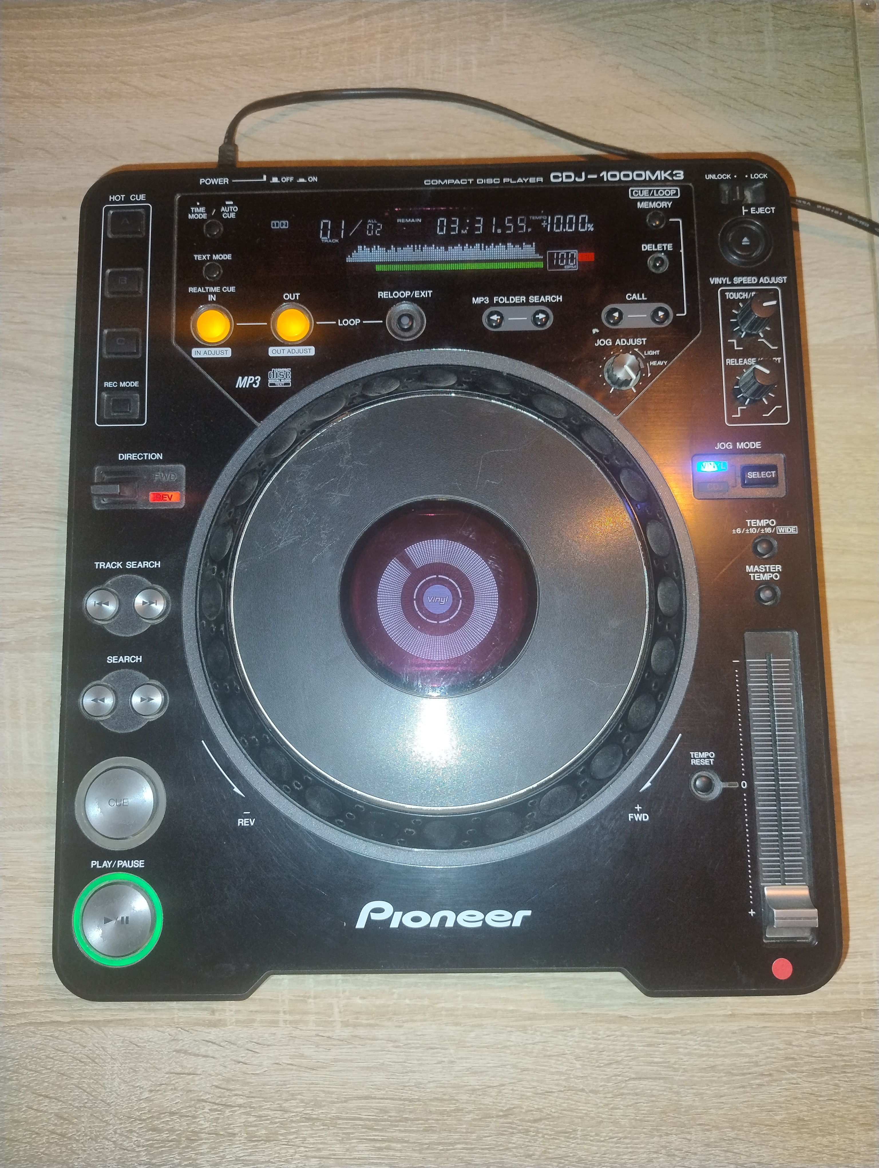 Pioneer CDJ-1000 MK3 en état Correct - 100 €