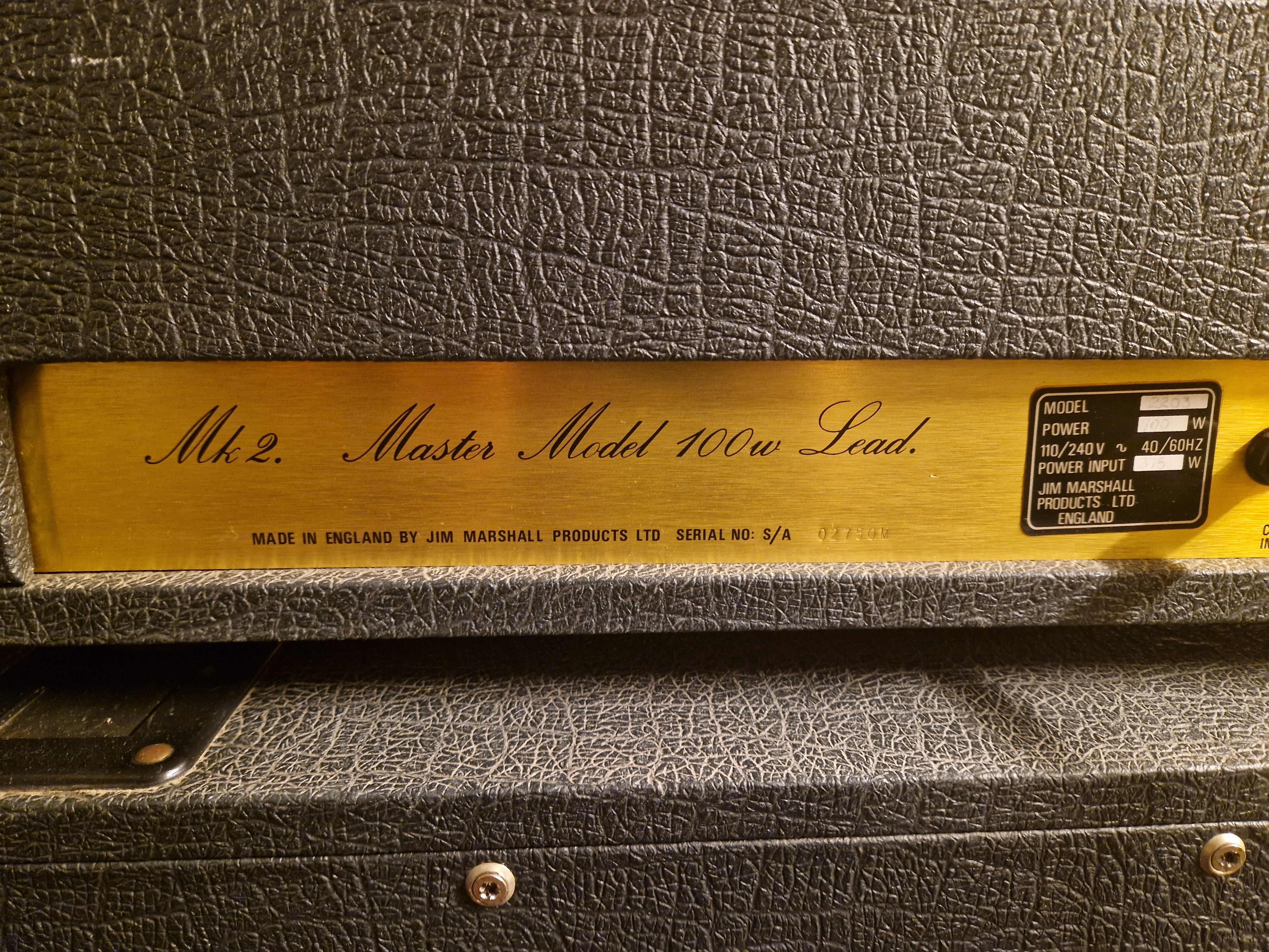 Marshall 2203 JMP Master Volume Lead [1975-1981] (14787)