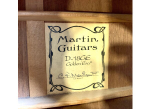 Martin & Co D-18 Authentic 1939 (19245)