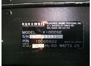 Kurzweil K1000 (22417)