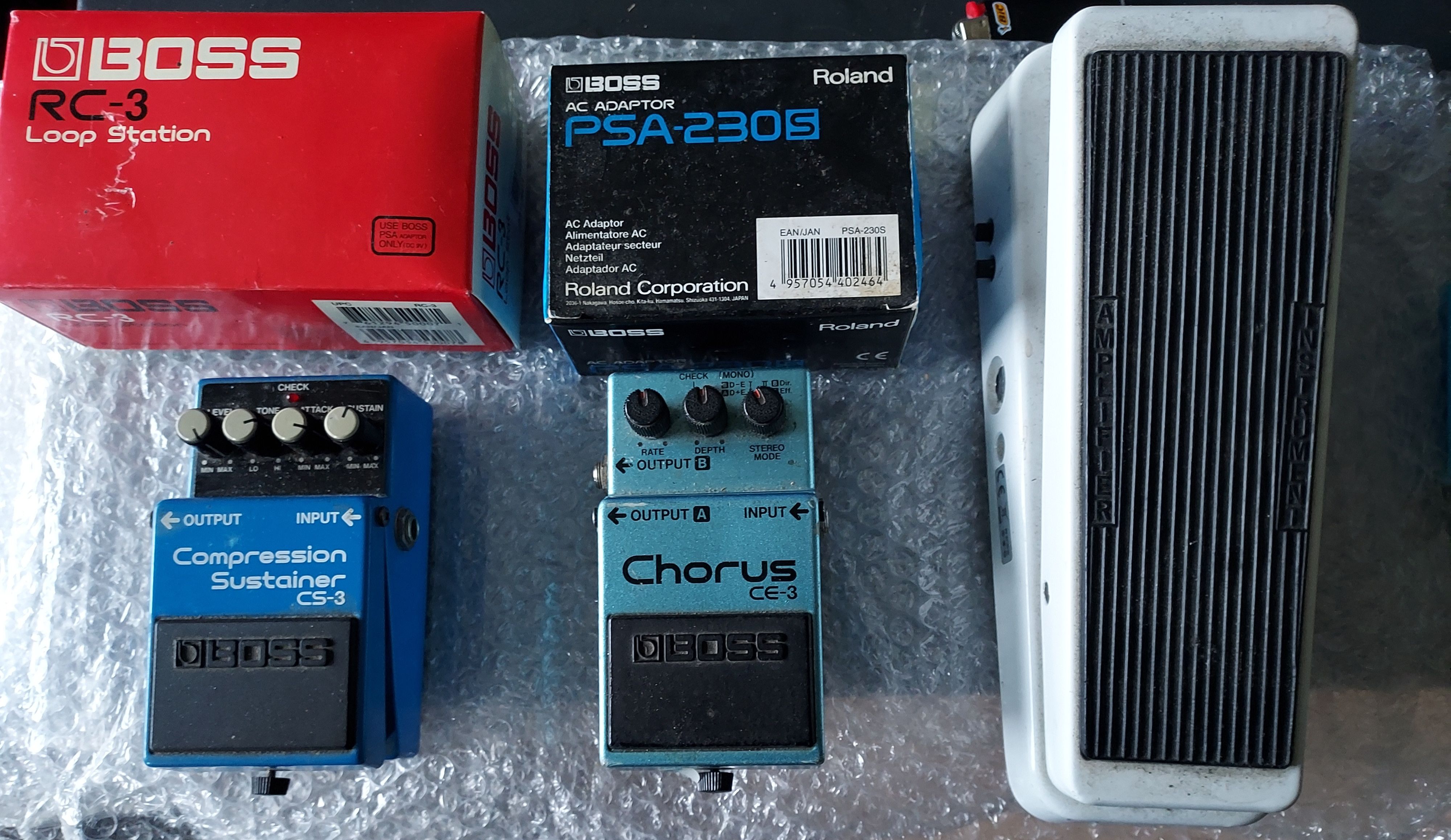 Vends diverses pédales guitares