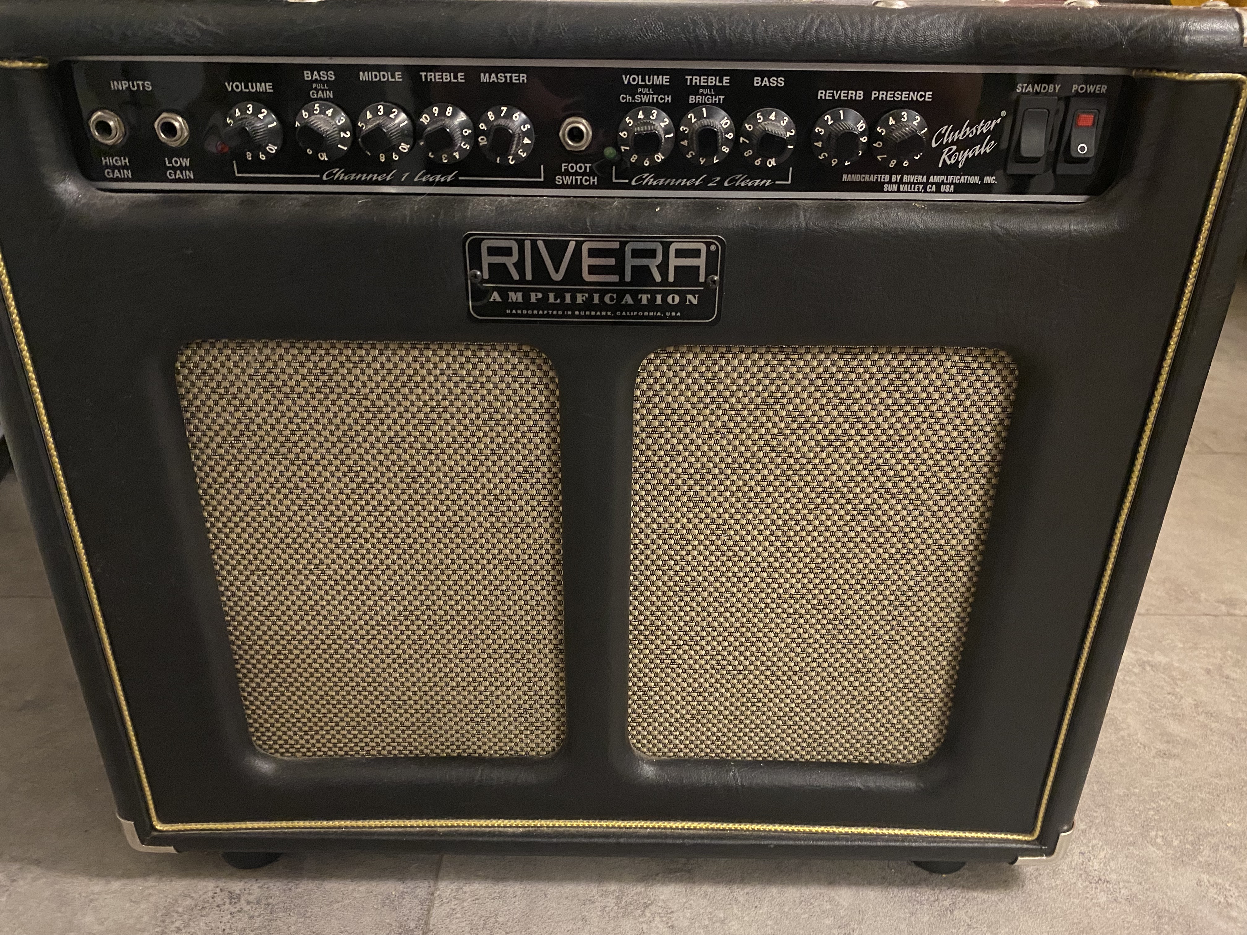 Vends Combo Rivera Clubster , retubé à neuf . 