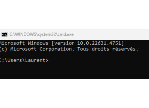 Invite de commande 1