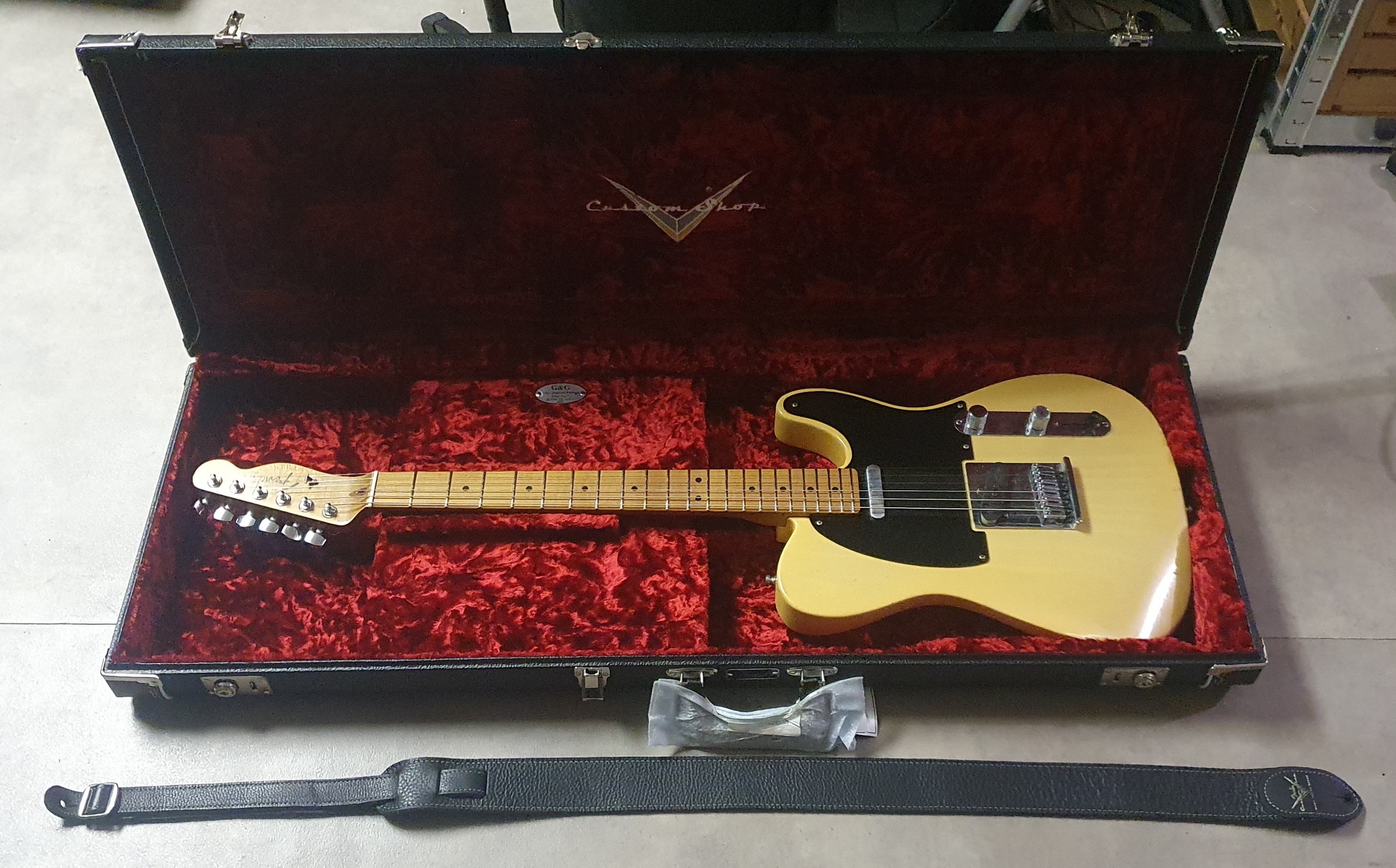Vends superbe Custom Shop Fender Telecaster MasterBuilt 