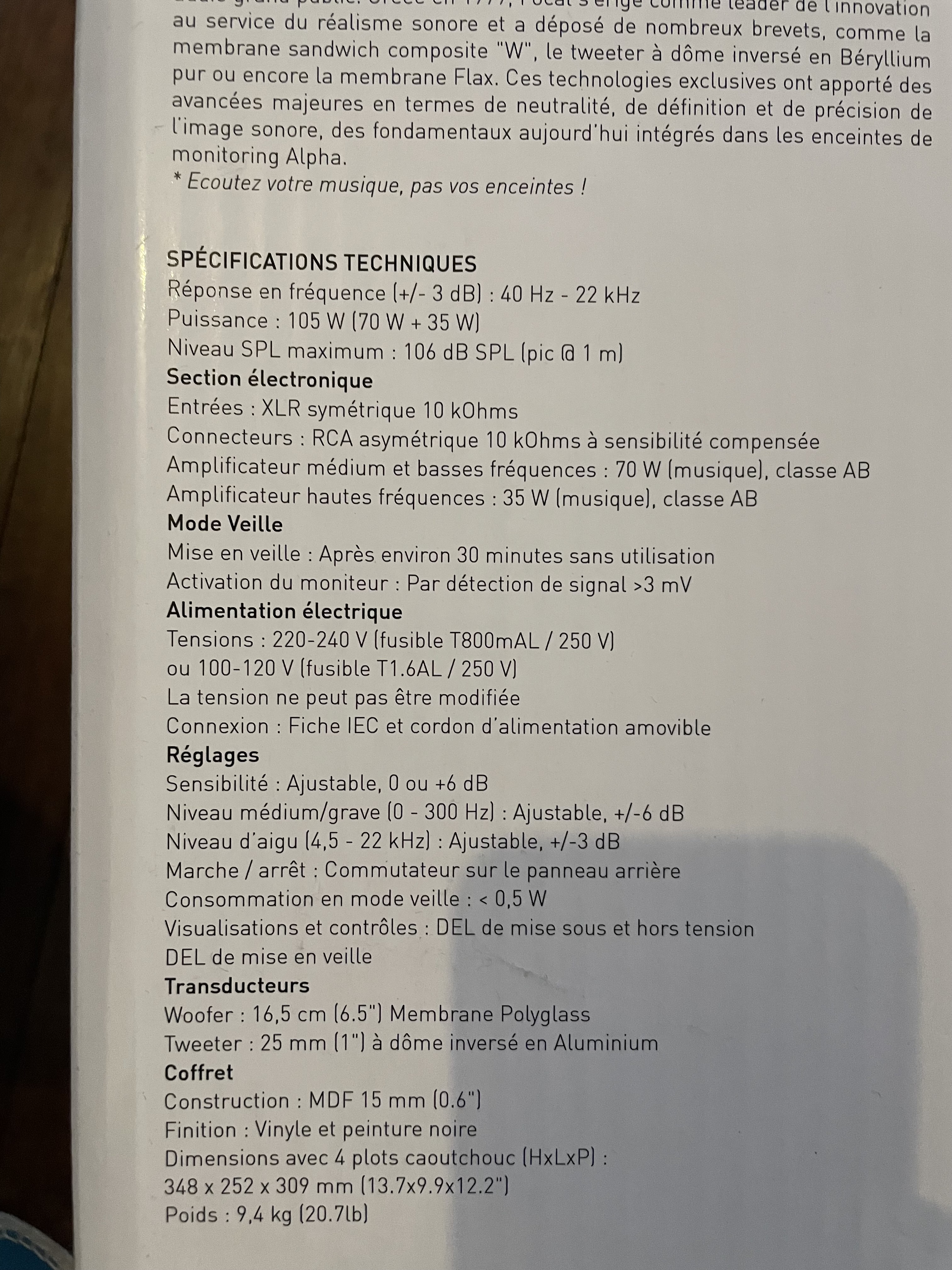 Focal Alpha 65 (46109)